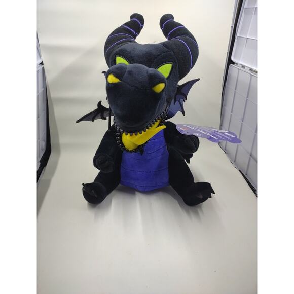 Disney Maleficent Dragon ZIPPERMOUTH Plush Villains Collectible Limited Edition - Picture 1 of 8